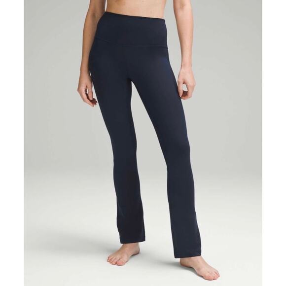 Lululemon Align High-Rise Mini-Flared Pant 28" True Navy Blue sz 4 Yoga Leggings